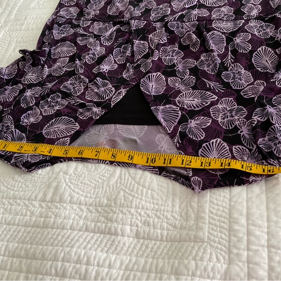 SAG HARBOR, BLACK AND PURPLE KNIT SKIRT SET, SIZE:L/G - Picture 5 of 11